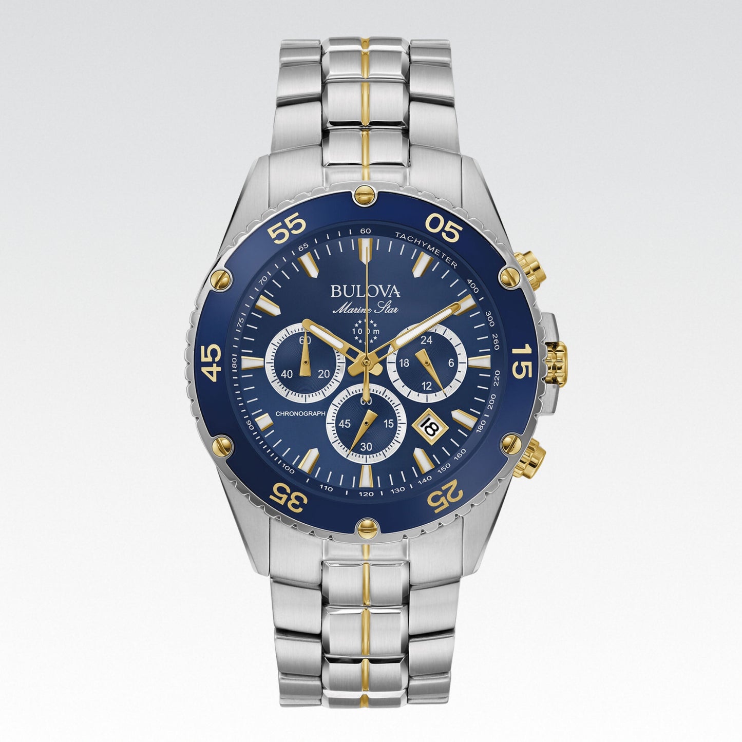 Reloj para Hombre Marine Star De Vestir, Plata, azul - Nuevo