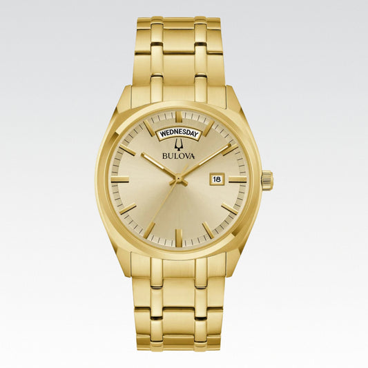 Bulova Surveyor Gold Stainless Steel Men's Watch, 39mm - Vitrina