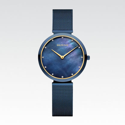 Classic azul pulido Mujer Vitrina - Vitrina