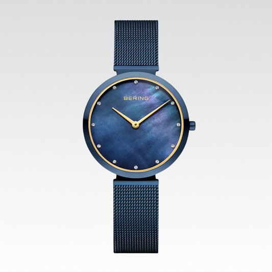 Classic azul pulido Mujer Vitrina - Vitrina