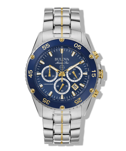 Reloj para Hombre Marine Star De Vestir, Plata, azul