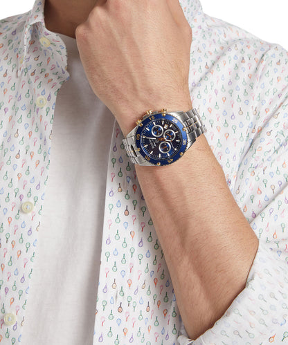 Reloj para Hombre Marine Star De Vestir, Plata, azul