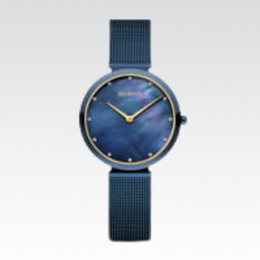 Classic azul pulido Mujer - Nuevo