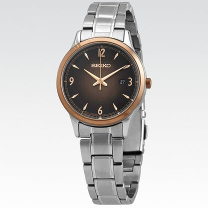 Seiko Essential Classic Stainless Mujer - Nuevo