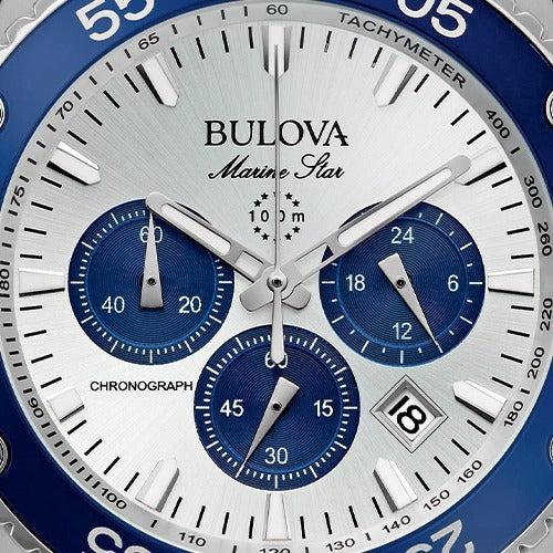 Reloj Bulova Marine Star 98b423 Original Hombre Acero