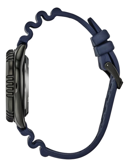 Citizen Promaster Dive Automatic Fugu Ny0137-09a .. Dcmstore Correa Azul Bisel Negro Fondo Crema