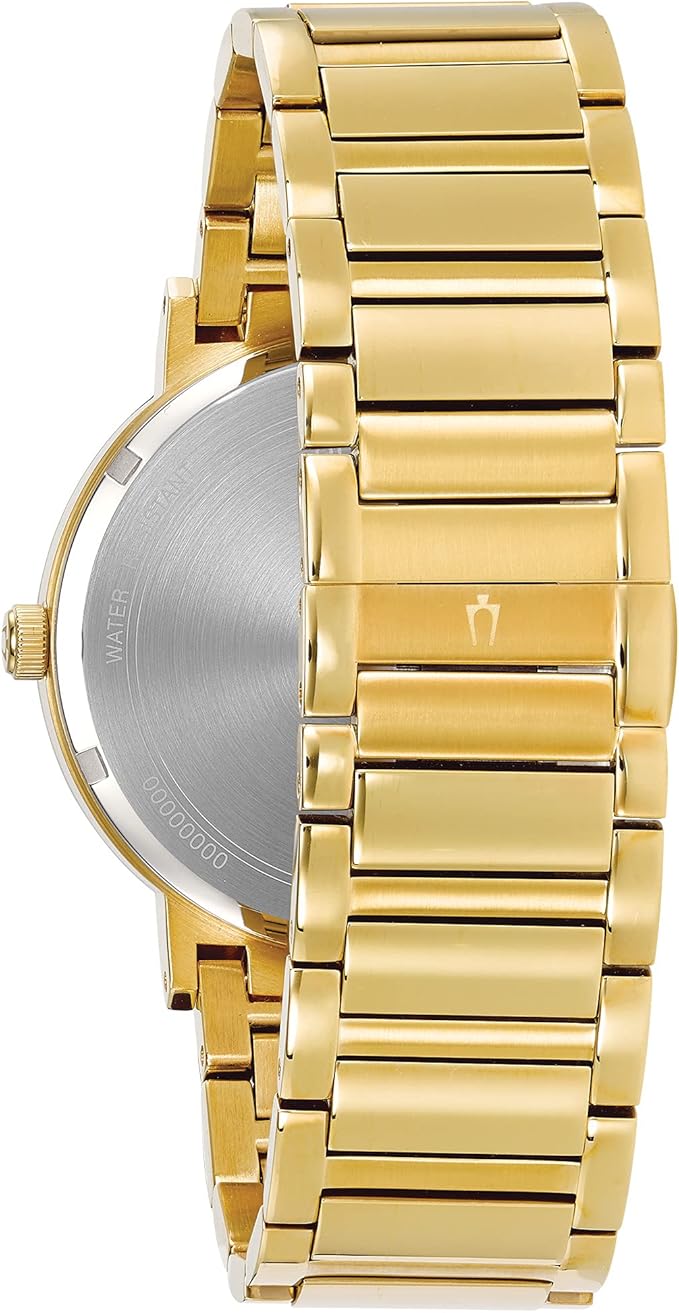 Bulova - Reloj moderno de cuarzo para hombre, acero inoxidable, diamante - Nuevo