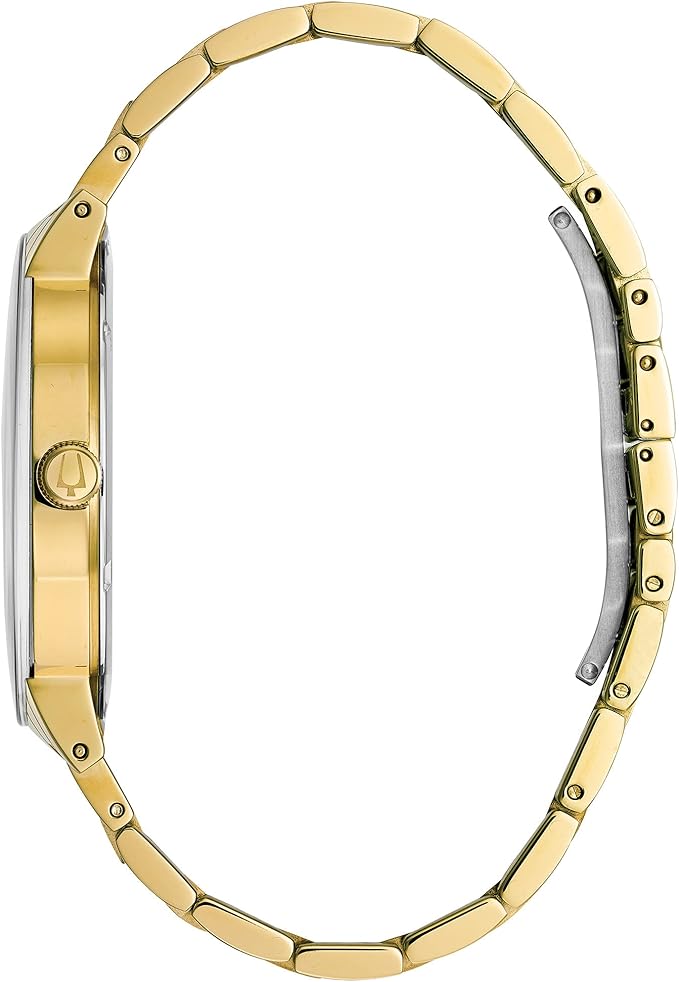 Bulova - Reloj moderno de cuarzo para hombre, acero inoxidable, diamante - Nuevo