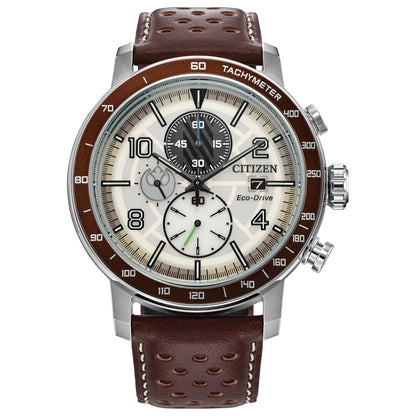 Reloj de cuarzo de acero inoxidable Citizen Drive Star Wars Luke Skywalker para hombre - Nuevo