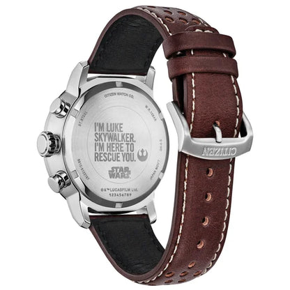Reloj de cuarzo de acero inoxidable Citizen Drive Star Wars Luke Skywalker para hombre - Vitrina