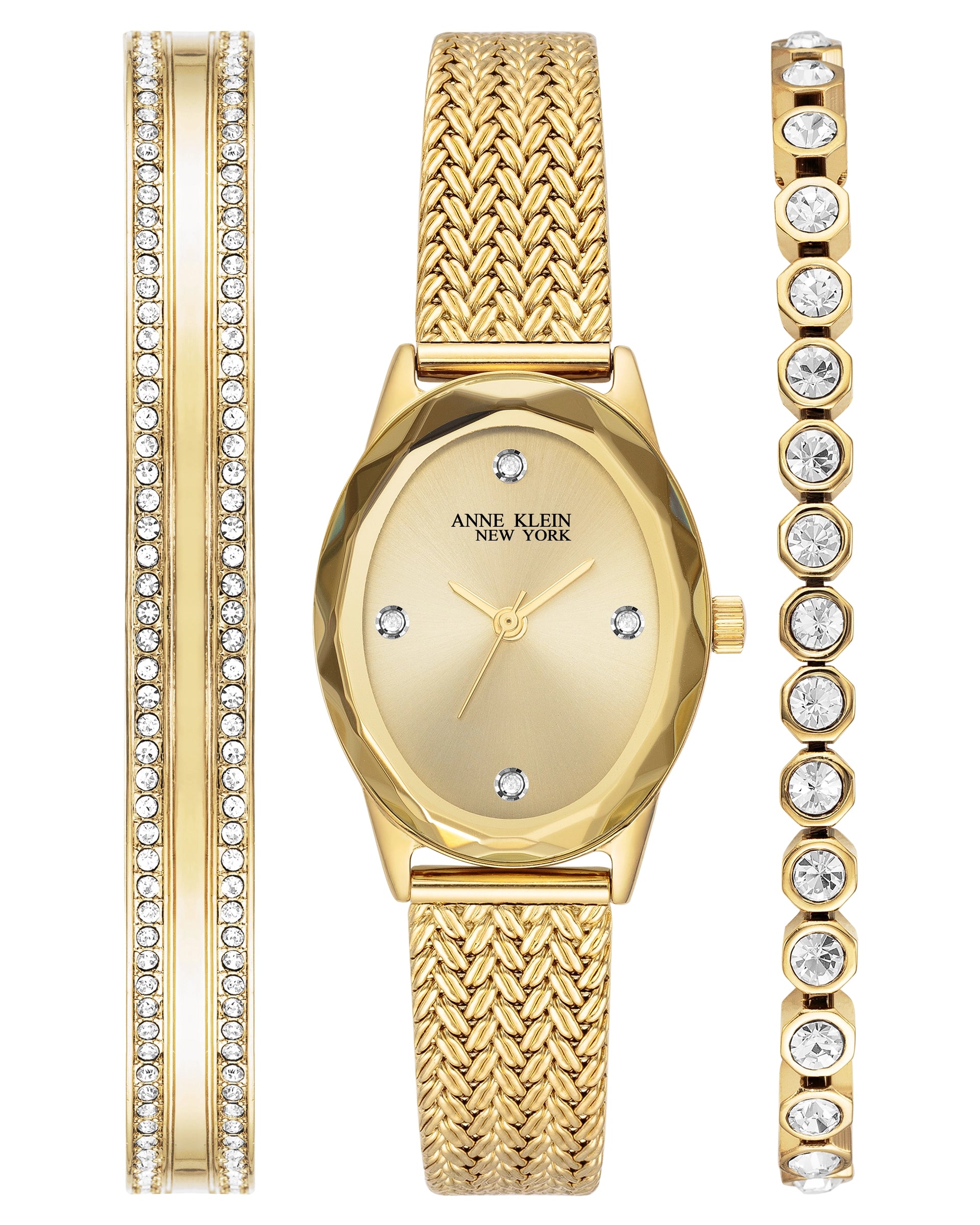 Juego de reloj y pulsera para mujer Anne Klein - Vitrina