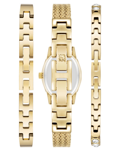 Juego de reloj y pulsera para mujer Anne Klein - Nuevo