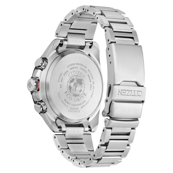 Reloj Citizen Eco Drive Promaster Land Atomic de acero inoxidable para hombre, 45 mm - Nuevo