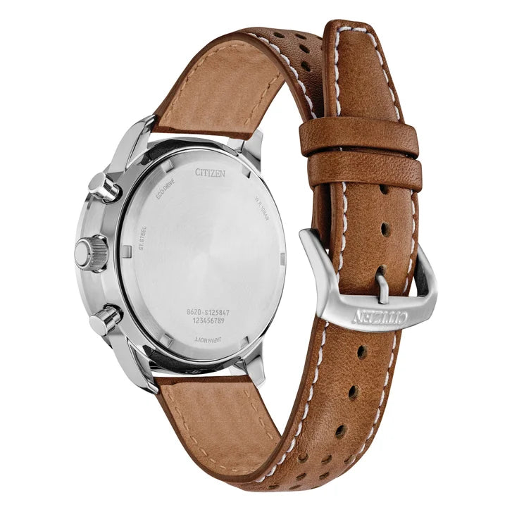 Reloj Citizen Eco Drive Weekender Cronógrafo de Cuarzo para Hombre, Acero Inoxidable, 44mm - Vitrina