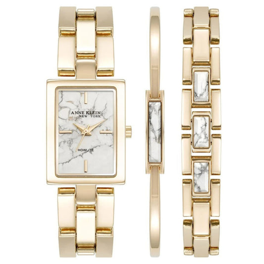 Juego de pulsera y reloj Anne Klein para mujer - Nuevo
