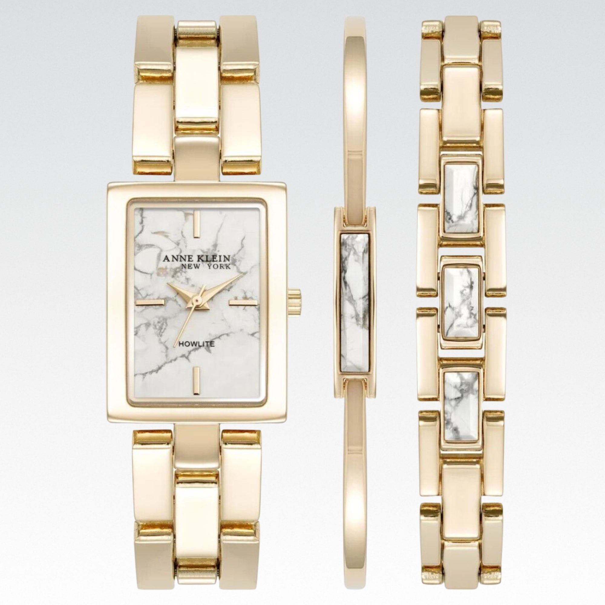 Juego de pulseras y relojes Anne Klein  para mujer - Vitrina