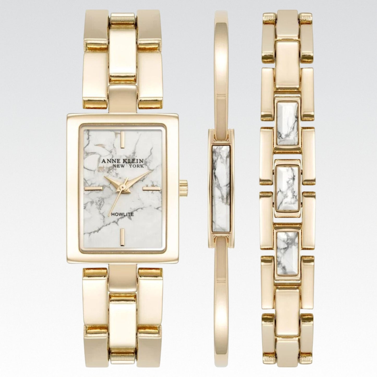 Juego de pulseras y relojes Anne Klein  para mujer - Vitrina