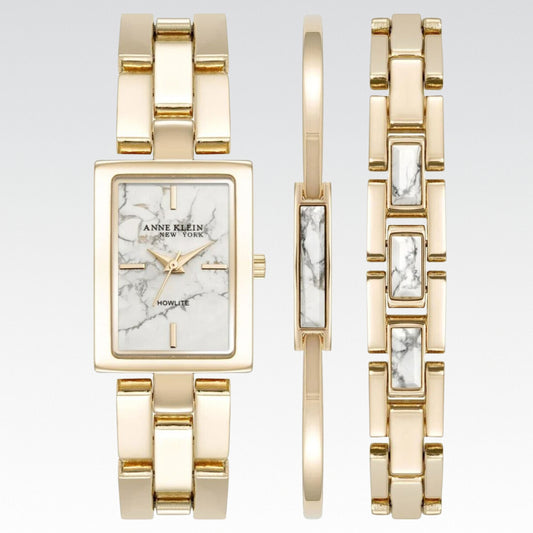 Juego de pulseras y relojes Anne Klein  para mujer - Vitrina