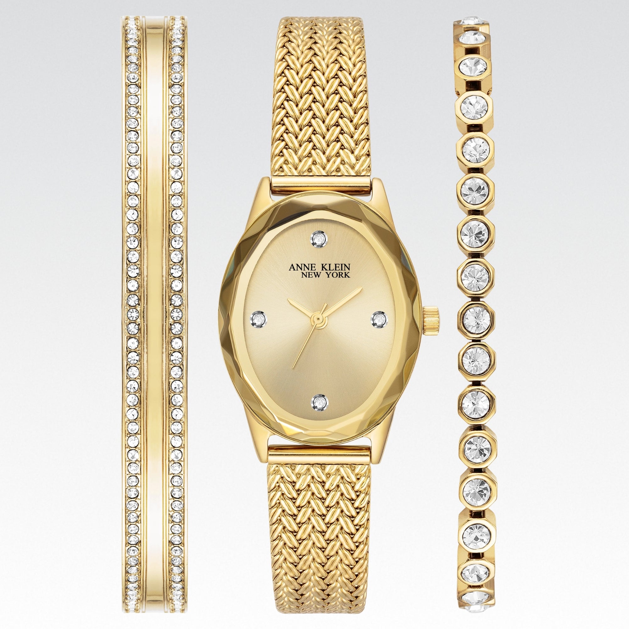 Juego de reloj y pulsera para mujer Anne Klein - Vitrina